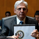 U.S. Attorney General Merrick Garland at a Senate hearing on June 9, 2021.